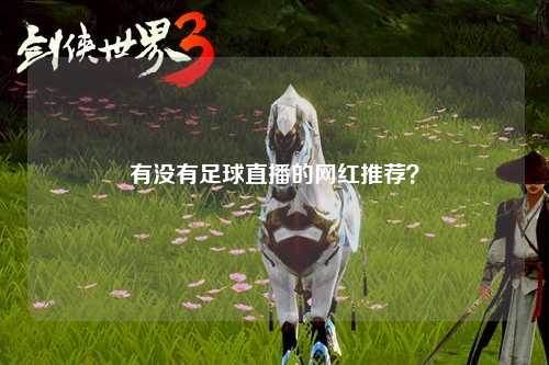 有没有足球直播的网红推荐？