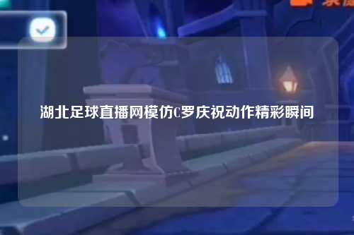湖北足球直播网模仿C罗庆祝动作精彩瞬间